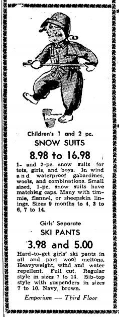 Wisconsin State Journal toy ads: 1940s